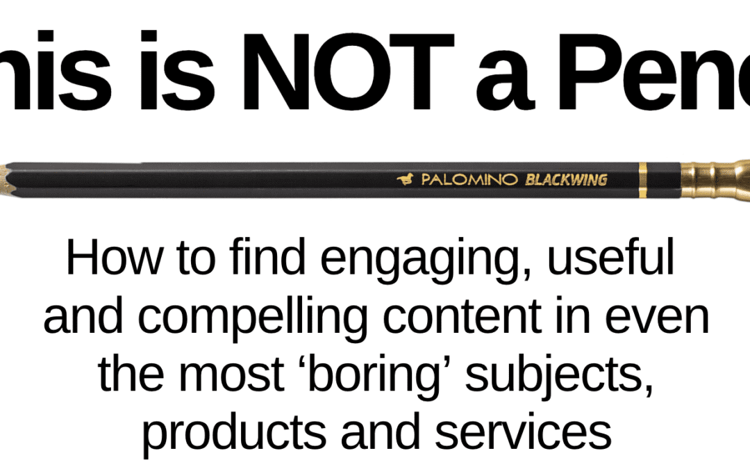 This is NOT a pencil…